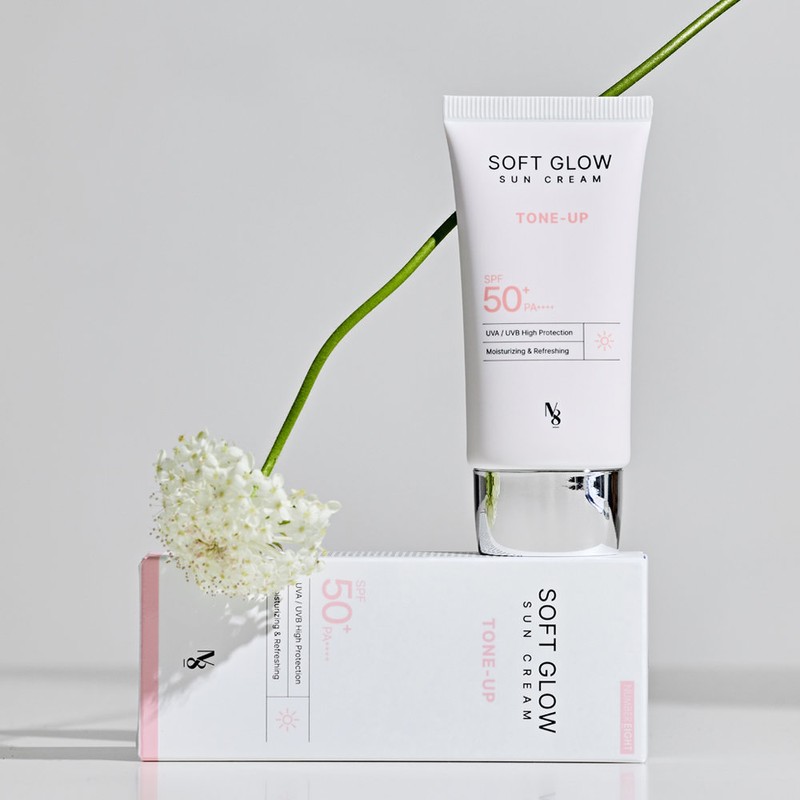 넘버에잇 소프트 글로우 톤업 선크림 50ml SPF 50+ PA++++