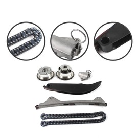 INGKAN G4NA 2.0 Engine Timing Chain Kit w/VVT Gear 2Pcs Fits for Hyundai Sonata Kia Sportage 2013 2014 2015 2.0L l4 DOHC OE 24320-2E000 243212-E010 244102-E000