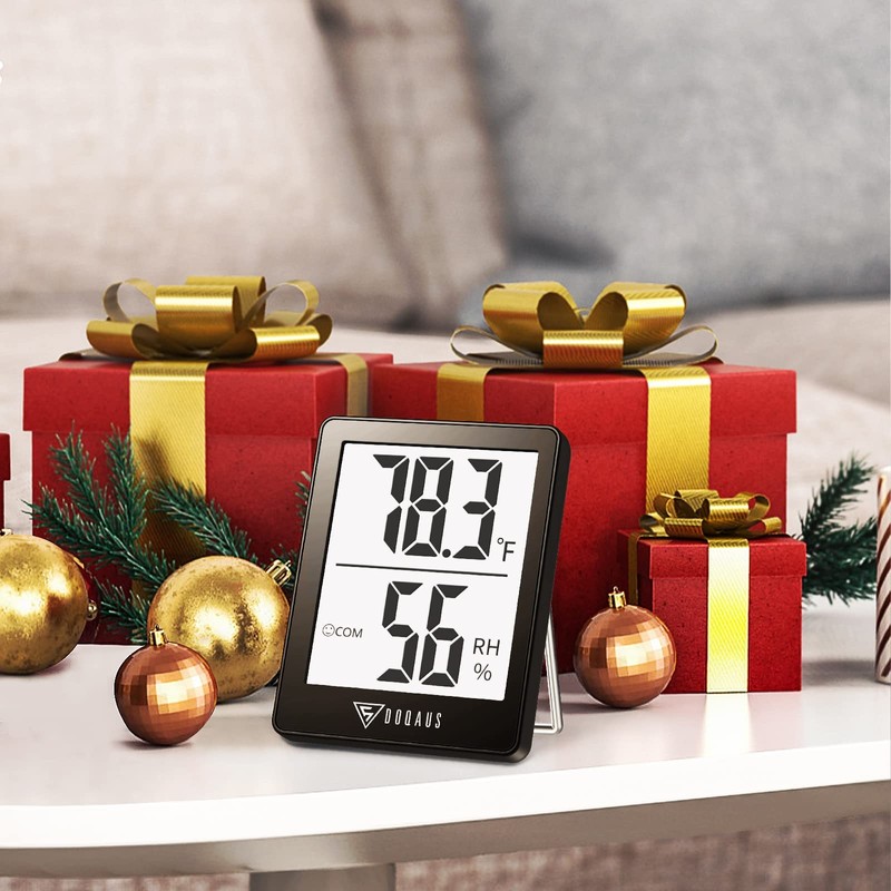 DOQAUS Digital Hygrometer Indoor Thermometer 3 Pack, Room Thermometer with