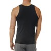 32 Degrees Comfort Mesh Tank Top, 3 Pack, Large Black