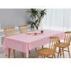 aoozleny Premium Disposable Plastic Tablecloth (54 x 72 inches), Decorative