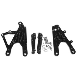 TCMT Front Foot Peg Footrest Bracket Set Fit For Yamaha YZF R1 R1S R1M 2015-2024 Replace for 2CR-27443-00-00/2CR-27442-00-00