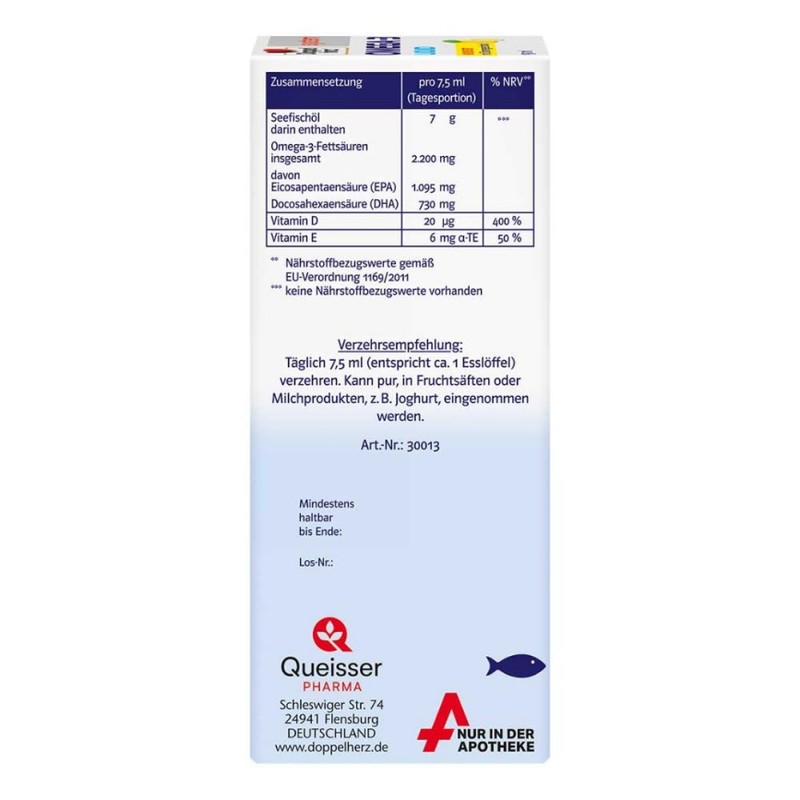 Doppelherz System Omega-3 Liquid, 150 ml