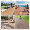 12pack Decking Pedestal Adjustable, Decking Risers Adjustable 30-60 Mm(11.8-23.6inch), Decking