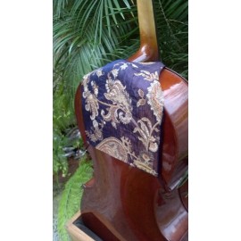 Bass Clef Bibs Purple Haze Cello Bib Protects your Cello!    Hand Made in USA
