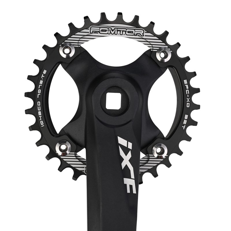 FOMTOR Bicycle Crankset Set, 170 mm Crankset, 104 BCD 32T