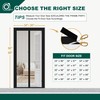 HADOR Adjustable Magnetic Screen Door Fit Door Size Width 34"