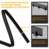 100% Blackout Accordion Room Divider Curtains - with Flexible Ceiling