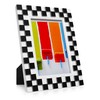 FJXMFRAME Black and White Picture Frames 5x7 Checkered Picture Frame