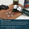 KITCHENDAO Manual Can Opener, Super Sharp Sandvik 12C27 Blade, Handheld