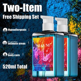 MAVM Plant-Based Private Refresh Gel,pH Balanced, Less Scratch, Stay Refreshed, Stay Irresistible, Odor’s Done - Gender: Male (Blue Fragrance)