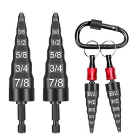 SUNJOYCO 6 in 1 Swage Tool HVAC Repairing Set with Bit Holder, Air Conditioner Copper Tube Expander Swaging Tool with 1/4" 3/8" 1/2" 5/8" 3/4" 7/8" Bits