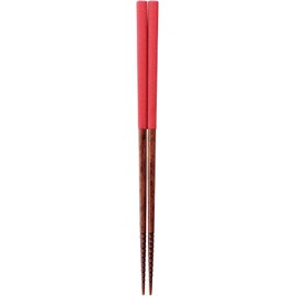 Freshwater Chopsticks Jagged 乾漆 Dishwasher Safe 23 cm Red 111315