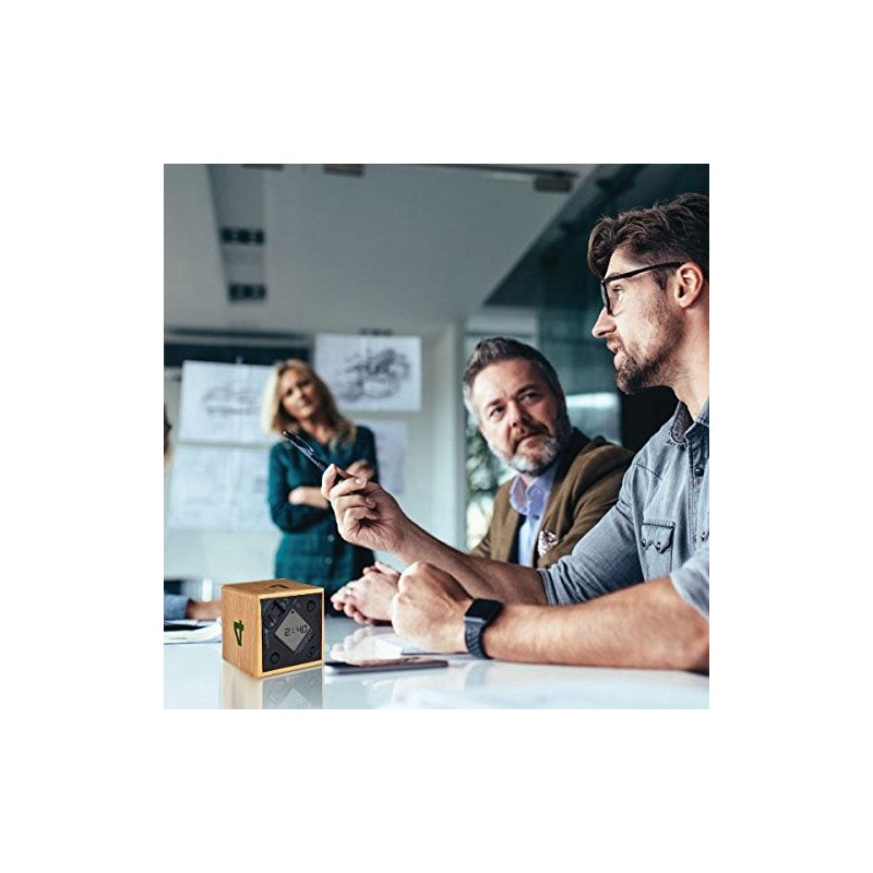 Miracle TimeCube - Natural Bamboo Wood, 1-4 Minute Timer for