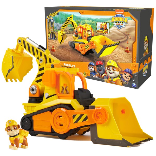 Rubble & Crew, Bark Yard Deluxe Bulldozer Construction Truck Toy