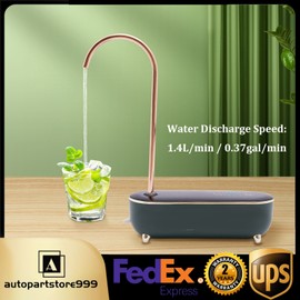 TBvechi Desktop Water Bottle Dispenser Portable Electric Water Dispenser Pump USB
