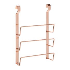 Premier Housewares SORELLO Aufhängen Pfanne Deckel Rack, Guaseisen, Rose Gold, 7 x 24 x 36 cm