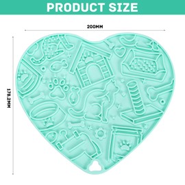 Aruicheng Lick Mat for Dogs with Suction Cups Dog Lick Mat Dog Slow Feeder Bowl for Boredom & Anxiety Reduction Lick Pad for Bathing, Grooming and Nail Trimming