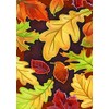 Toland Home Garden - Bandera Decorativa de Hojas (28 x