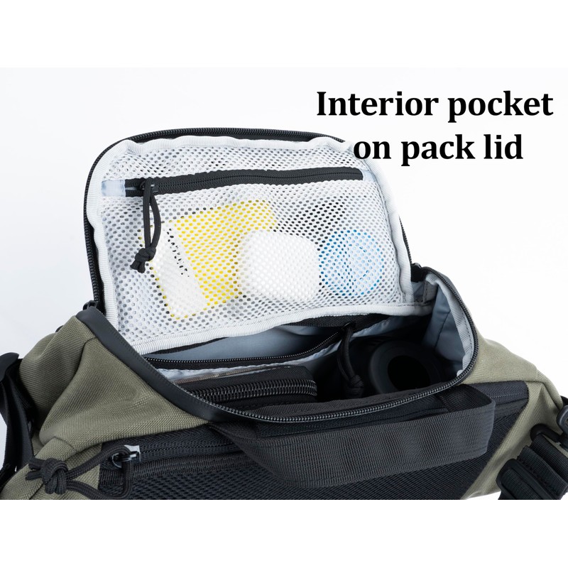 BACKFERRY Tactical Sling Backpack Crossbody EDC Pack MOLLE Satchel Bag