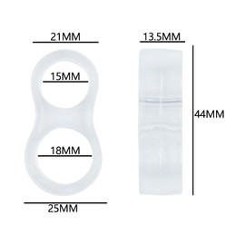 SHUNCHG Pack of 10 Transparent PVC Door Handle Buffer Reusable Door Stopper Latch Wall Door Handle Stopper Fenêtre Door Handle Protection, 8 Shapes