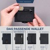 VON HEESEN Credit Card Holder Credit Card Holder, Black Saffiano,