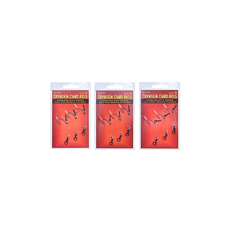 ESP Cryogen Chod Rig With Bait Screw Barbed OR Barbless: