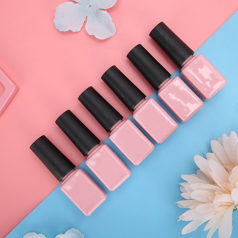 6pcs Nail Art UV Gel Nail Polish Quick Coloring Soak