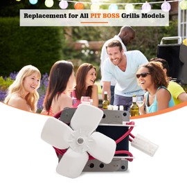 Upgraded 2.0 RPM Auger Motor for All Pit Boss Pellet Grills (Except PTG), Replacement Grill Auger Motor Kit 22W 120V 60HZ