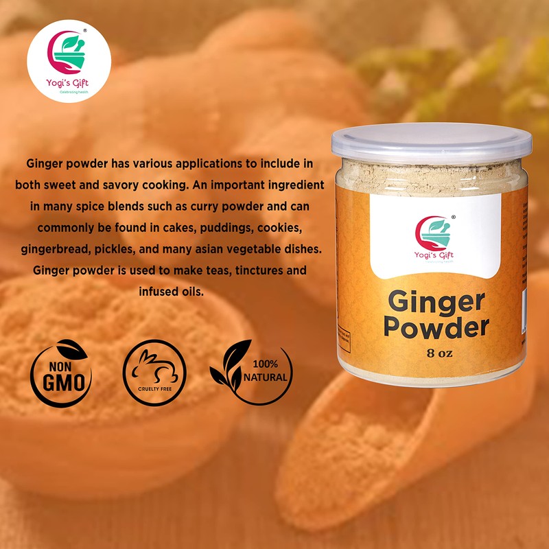 Ginger Powder 8oz | As Spicy as Fresh Ginger |