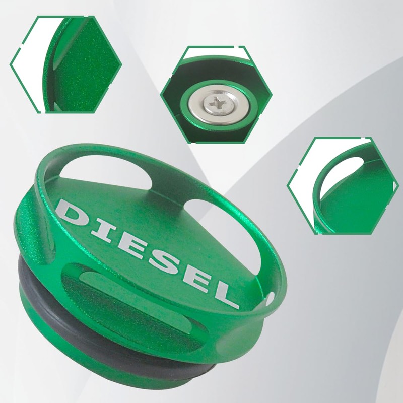 WELURE Larger Magnetic Die-sel Cap Compatible for 2020 2021 2022