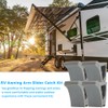 RV Awning Arm Slider Catch Kits Compatible with Dometic A&E