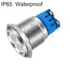 Gebildet 2pcs DC 24V 22mm Waterproof IP65 Stainless Steel Red