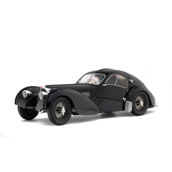 Solido 421184430 Bugatti 1:18 1937 Atlantic-Black