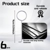 6 Pcs Drain Key Lifting Hooks Silver Drains Key Lifting