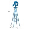 VINGLI Upgrade 8FT Ornamental Windmill Backyard Garden Decoration Weather Vane,