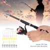 Telescopic Fishing Rod and Reel Combo Kit with Lure Outdoor