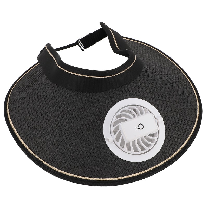 Fan Hat USB Rechargeable 300mah Elastic Band Angle Adjustable Extra