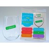 Clingks 12 Drink Markers - HAPPY HOUR - Fun Alternative