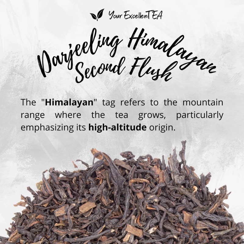 Darjeeling Tea (50g) Black Loose Leaf Tea Indian Himalayan Second