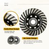SHDIATOOL Diamond Grinding Cup Wheel 115mm / 4.5 Inch Turbo