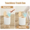 Yatmung Bathroom Trash Can Automatic Touchless - Smart Garbage Can