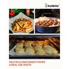 Katbite 2 Pack 15in x 242ft Parchment Paper Roll, 300