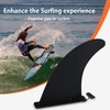 WOUMON Universal SUP Fin,Paddle Board Fins,Surfboard Fins for Longboards,Canoe