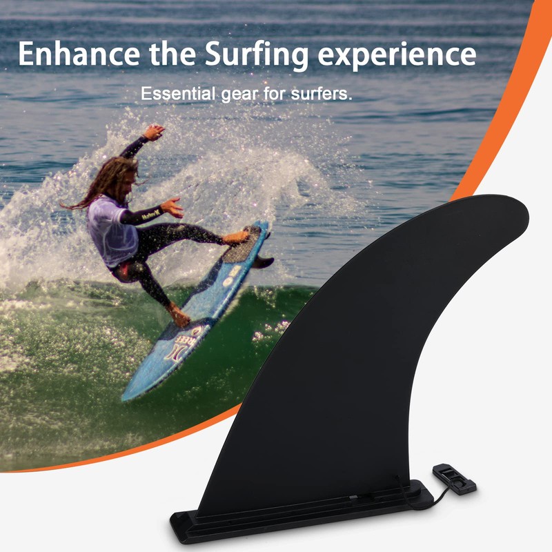 WOUMON Universal SUP Fin,Paddle Board Fins,Surfboard Fins for Longboards,Canoe