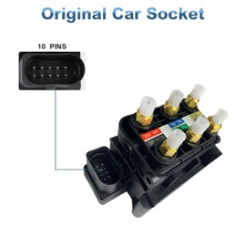 Air Suspension Valve Block Compatible with Cherokee 2011-2017 & Volkswagen Touareg & Q7 & Cayenne Panamera 2011-2015, 68087233AA, 95835890300, 7P0698014