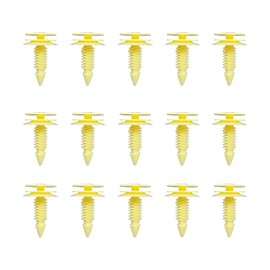 Dickno 15 PCS Front Door Trim Panel Retainers Clips, OEM Number 10153057, Automotive Body Part Fastener Clips Replacement for 8mm Hole, Compatible with Bravada Cavalier and More