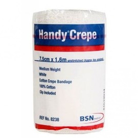 Handy Buy Handy Crepe Bandage Medium White 7.5cm x 1.6m Online | Chempro Chemists