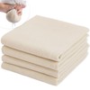 Quelcc Pack of 4 Straining Cloth, Cheese Cloth and Dumpling