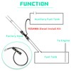 1-1/2" Diesel Auxiliary Fuel Tank Install Kit Compatible with Ford